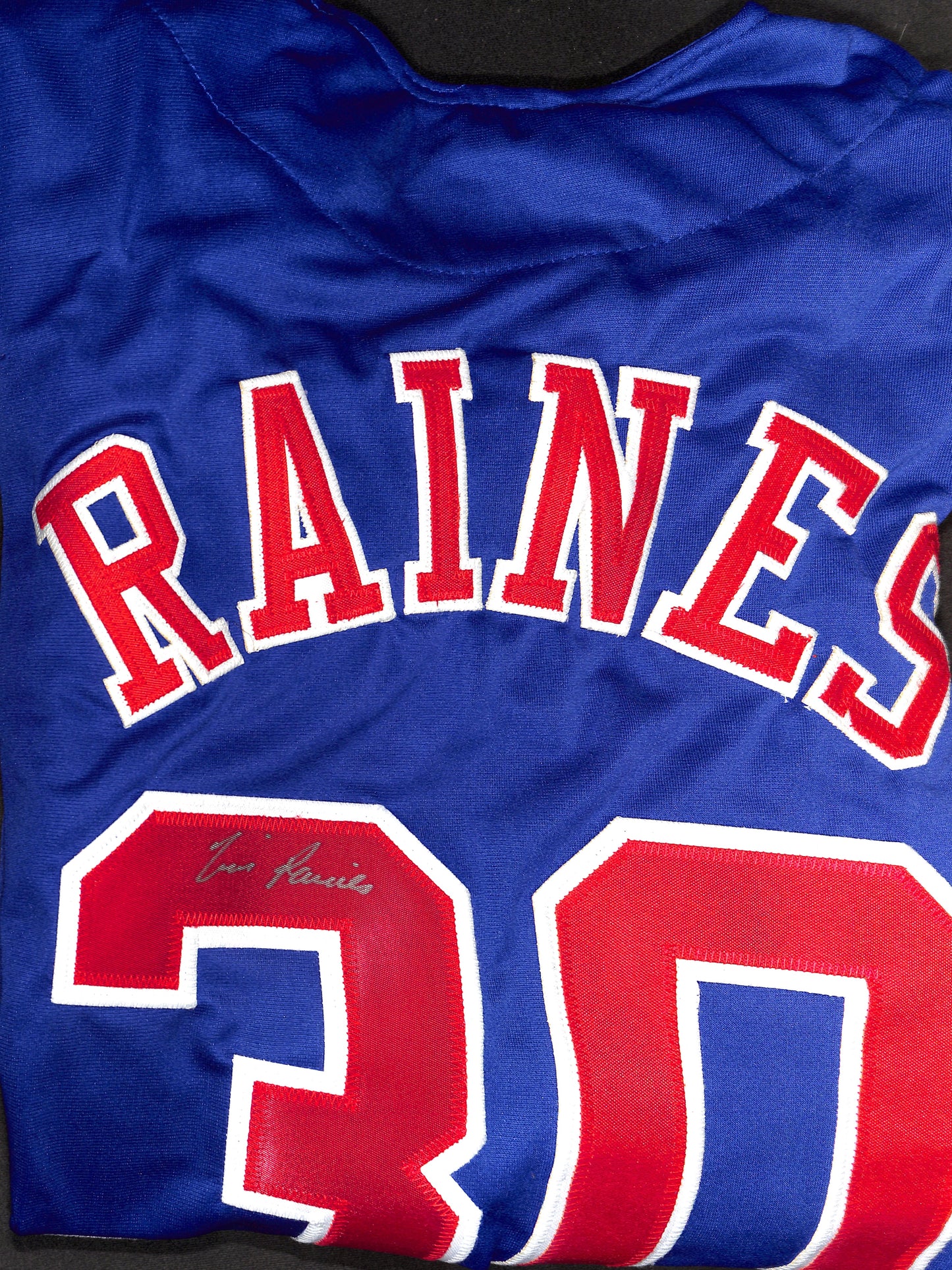 Autographed Jersey - TIm Raines - Montréal Expos - Baseball - JSA COA