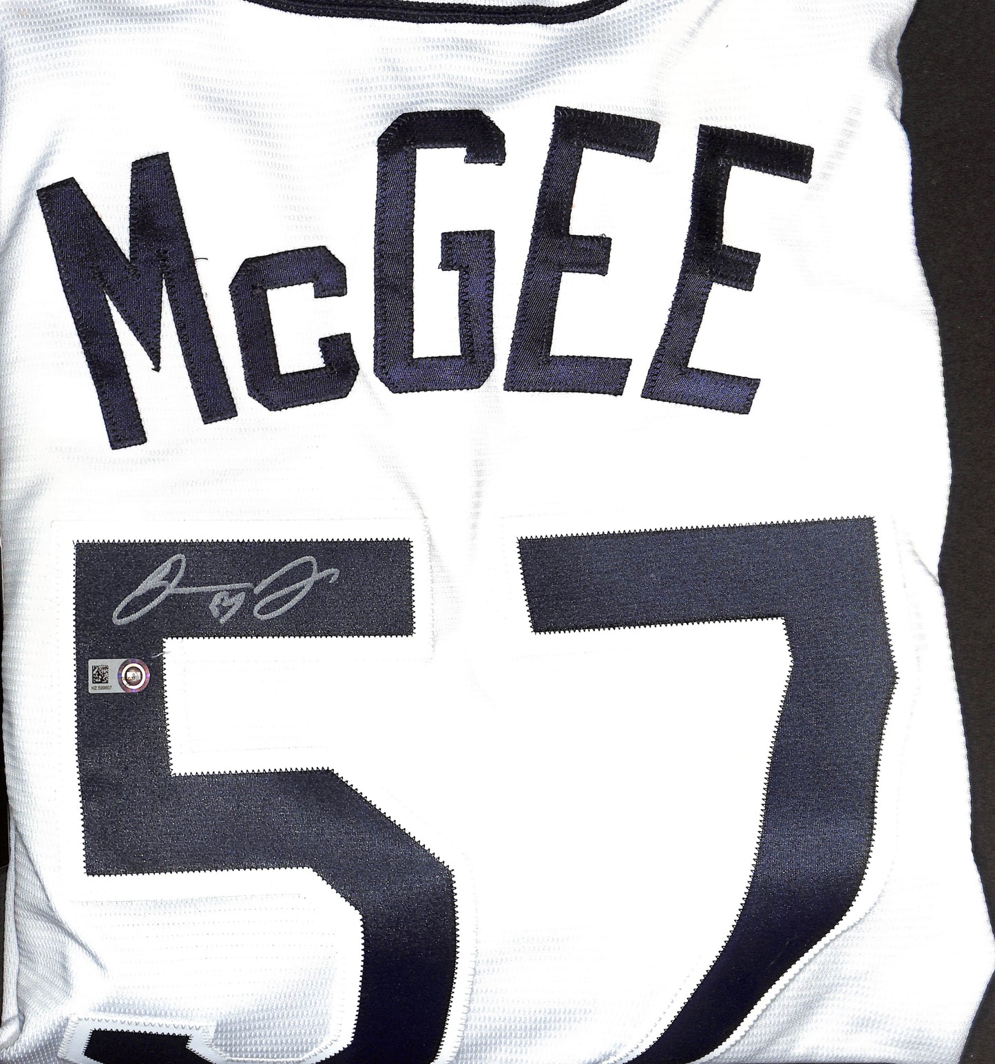 Autographed Game Worn Jersey - Jake McGee - Tampa Bay Rays - Baseball