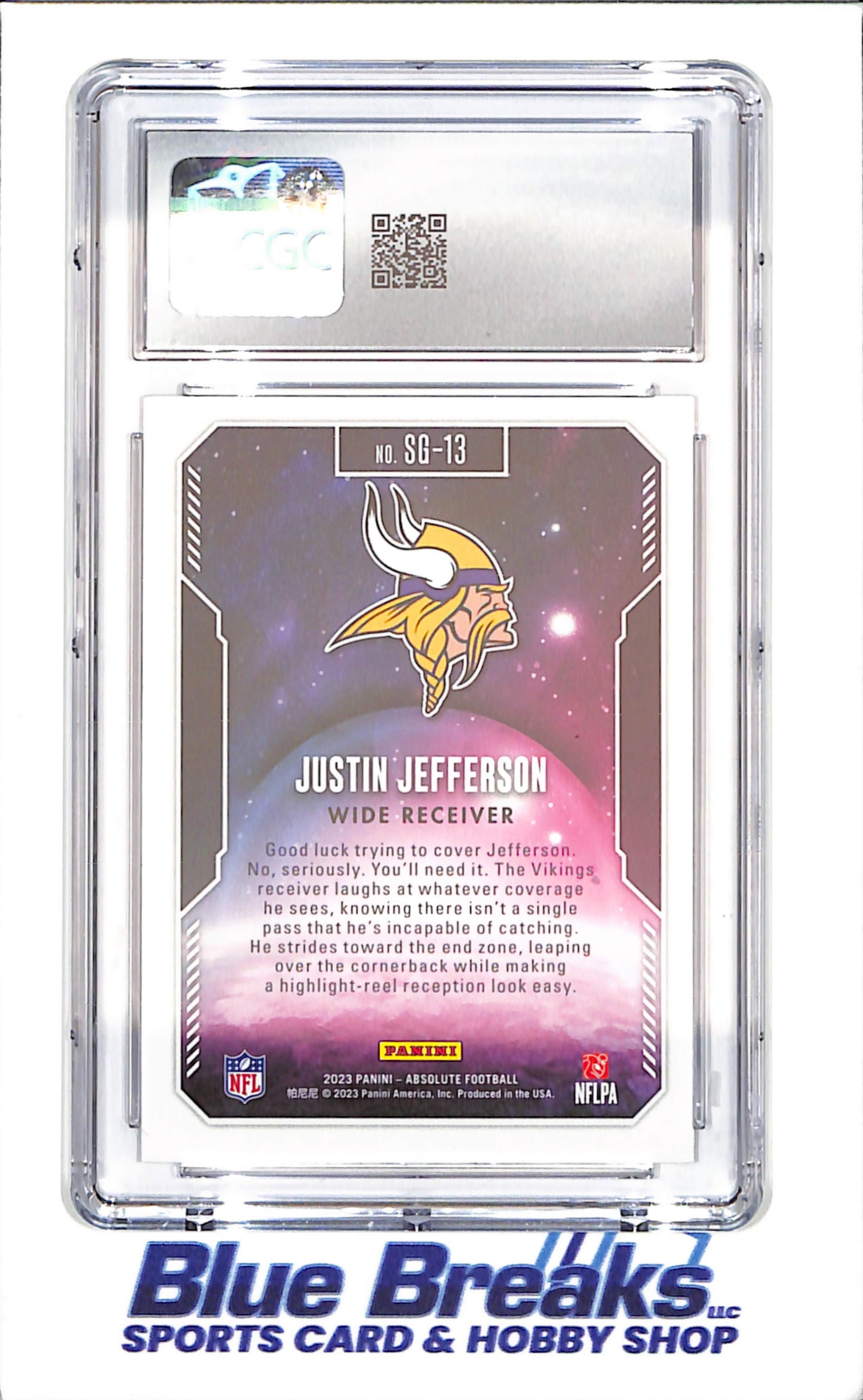 2023 Panini Absolute - Justin Jefferson - Star Gazing - CGC 10 - Minnesota Vikings - Football - #SG-13