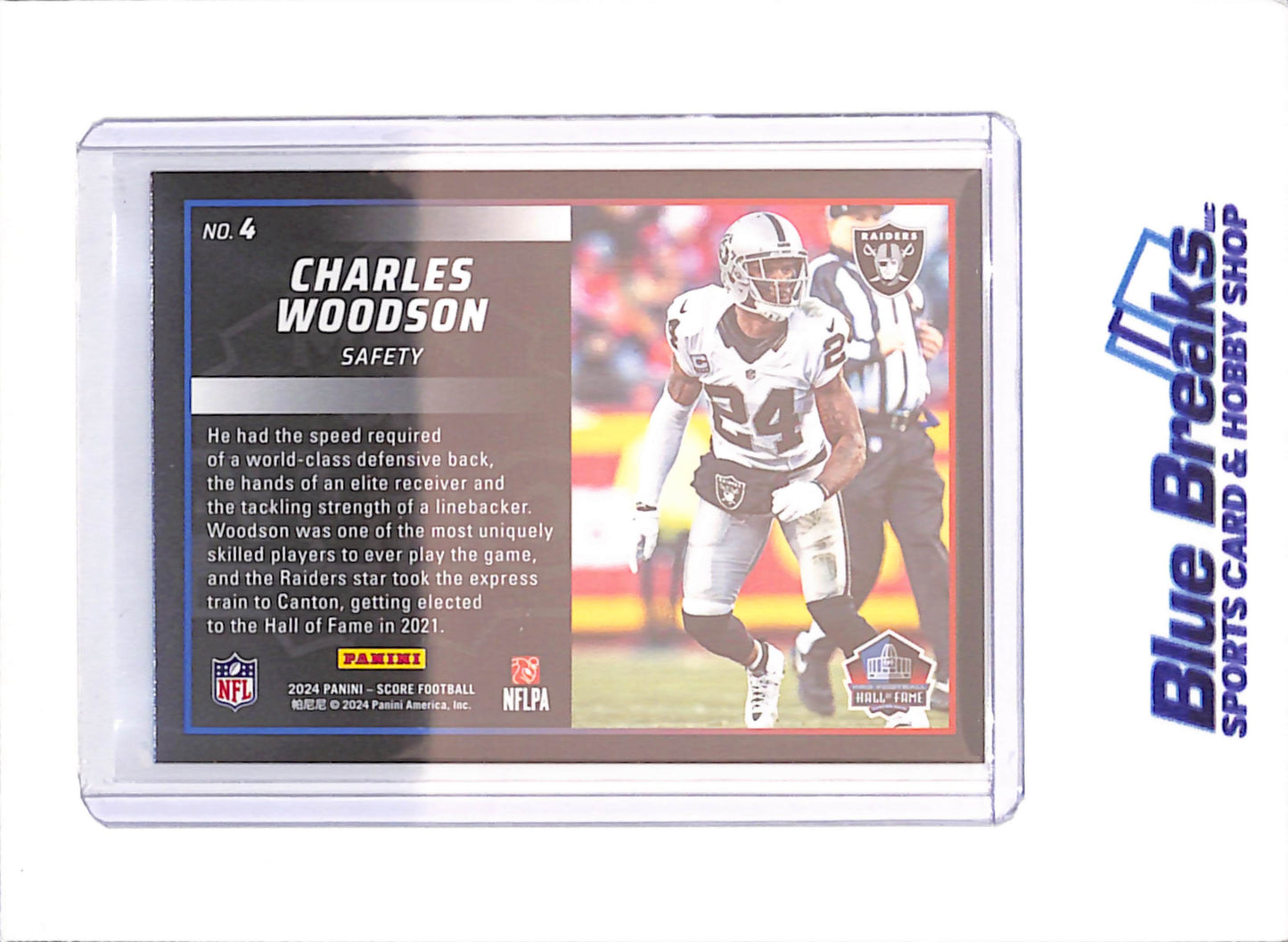 2024 Score - Charles Woodson - Artist's Proof - Men of Canton - 4/35 - Oakland Raiders - Football - #4