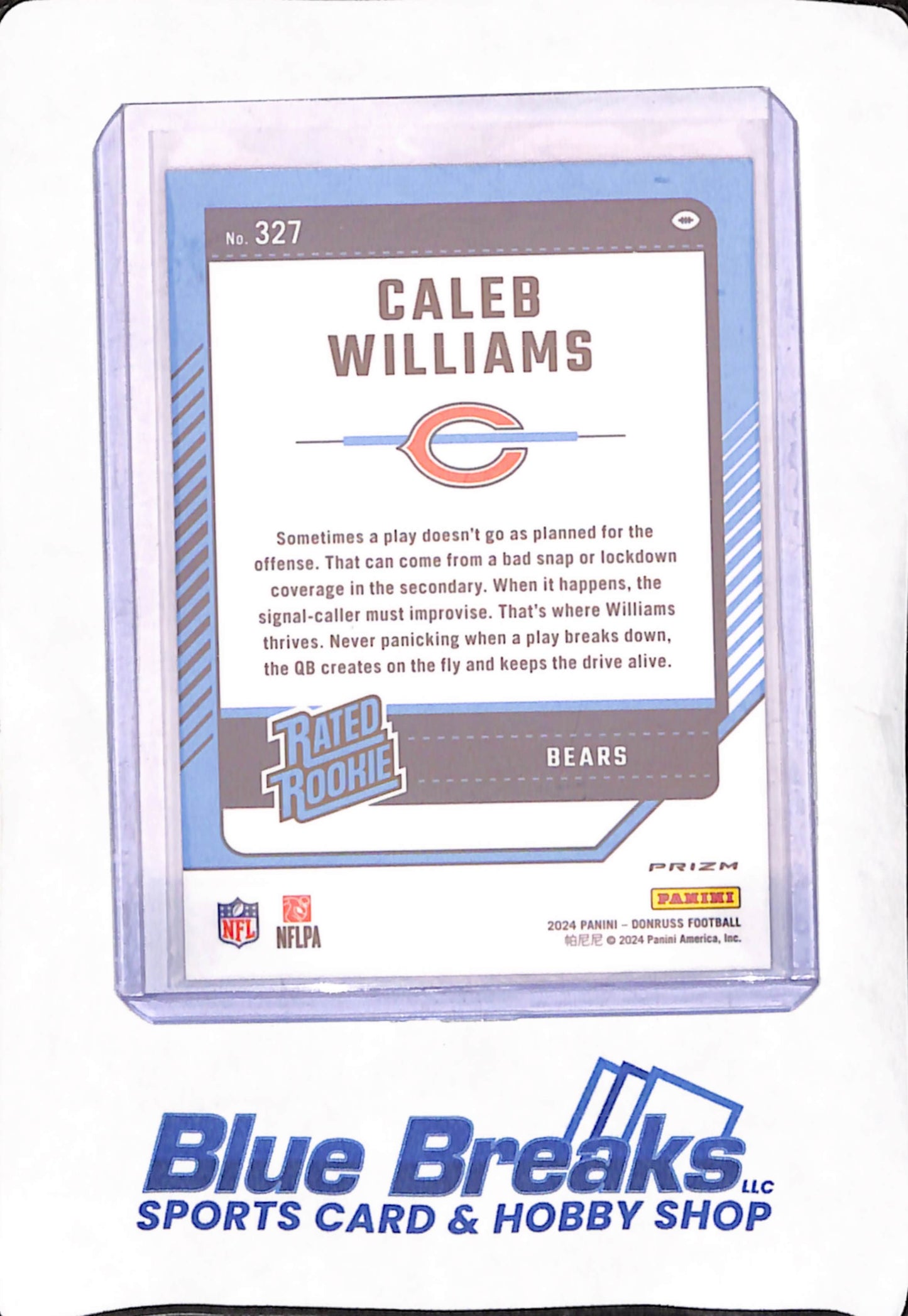 2024 Panini Donruss Optic - Caleb Williams - Pink - Chicago Bears - Rated Rookie - Football - #327