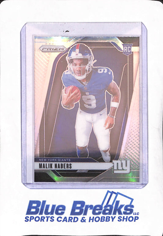 2024 Panini Prizm - Malik Nabers - Rookie Variation - New York Giants - Football - #28