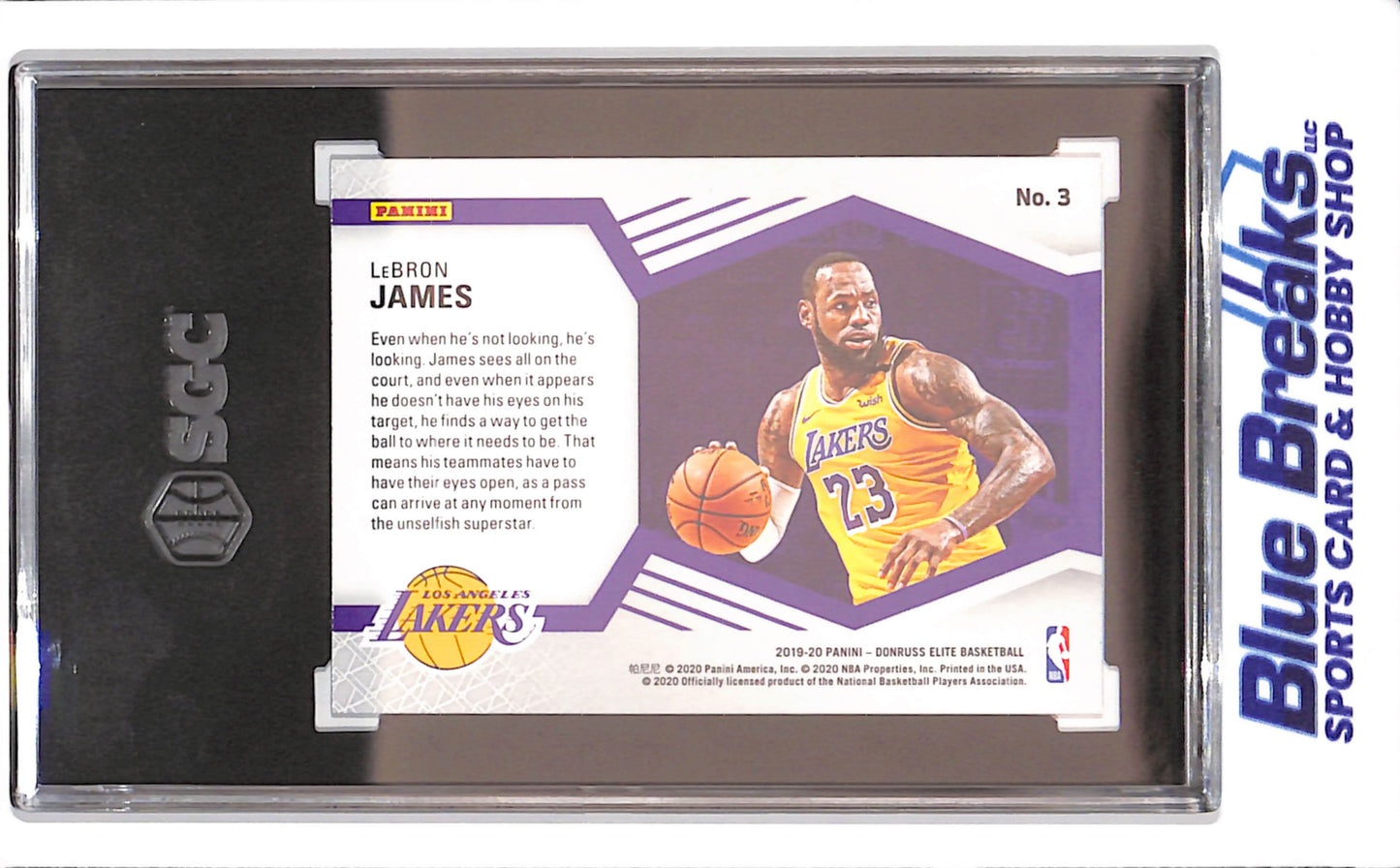 2019-20 Donruss Elite - LeBron James - Spellbound - SGA 9.5 - Los Angeles Lakers - Basketball - #3