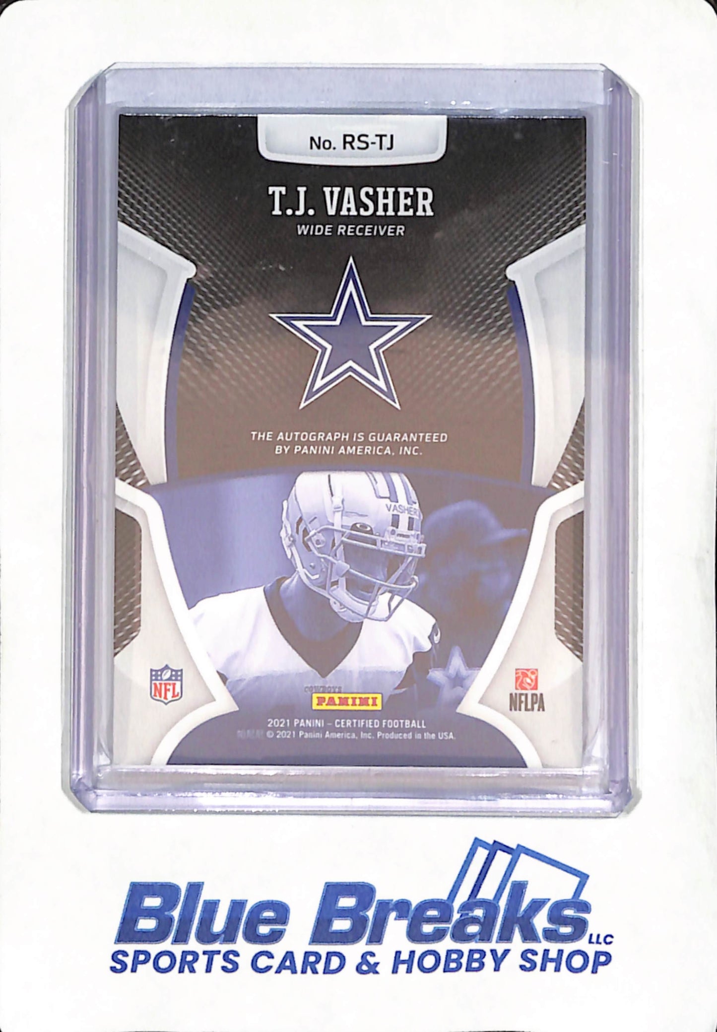 2021 Panini Certified - T.J. Vasher - Rookie Autograph - Dallas Cowboys - Football - #RS-TJ