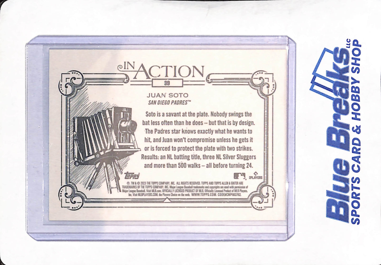 2023 Topps Allen & Ginter - In Action - Juan Soto - #38 - Padres - Baseball