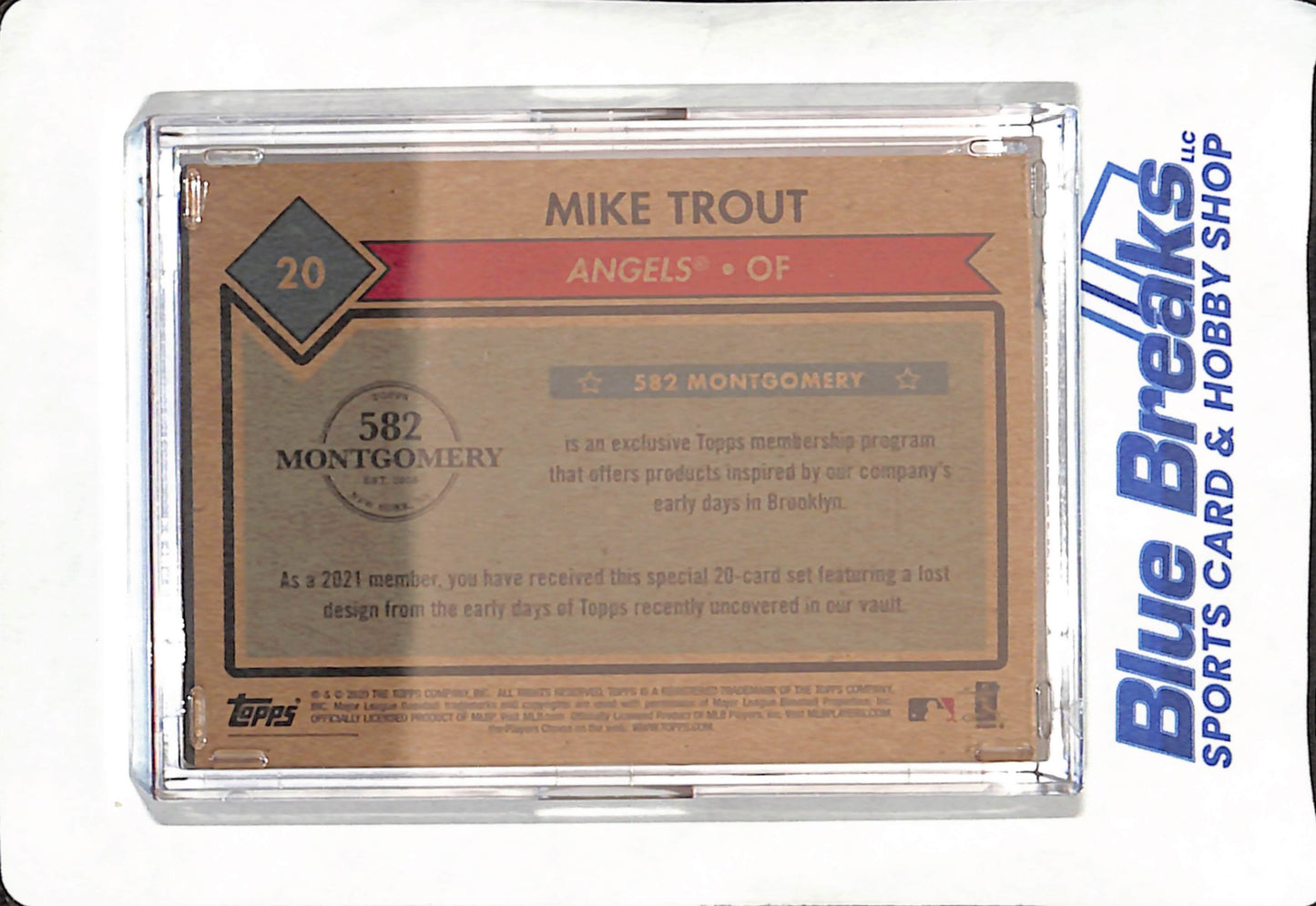 2021 Topps 582 Montgomery Club - Set #1 - Cards 1-20 - Baseball