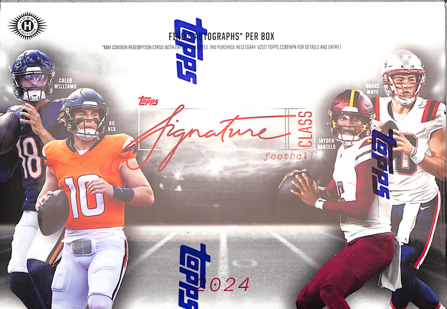 2024 Topps Signature Class Football Hobby Box - Sealed Wax