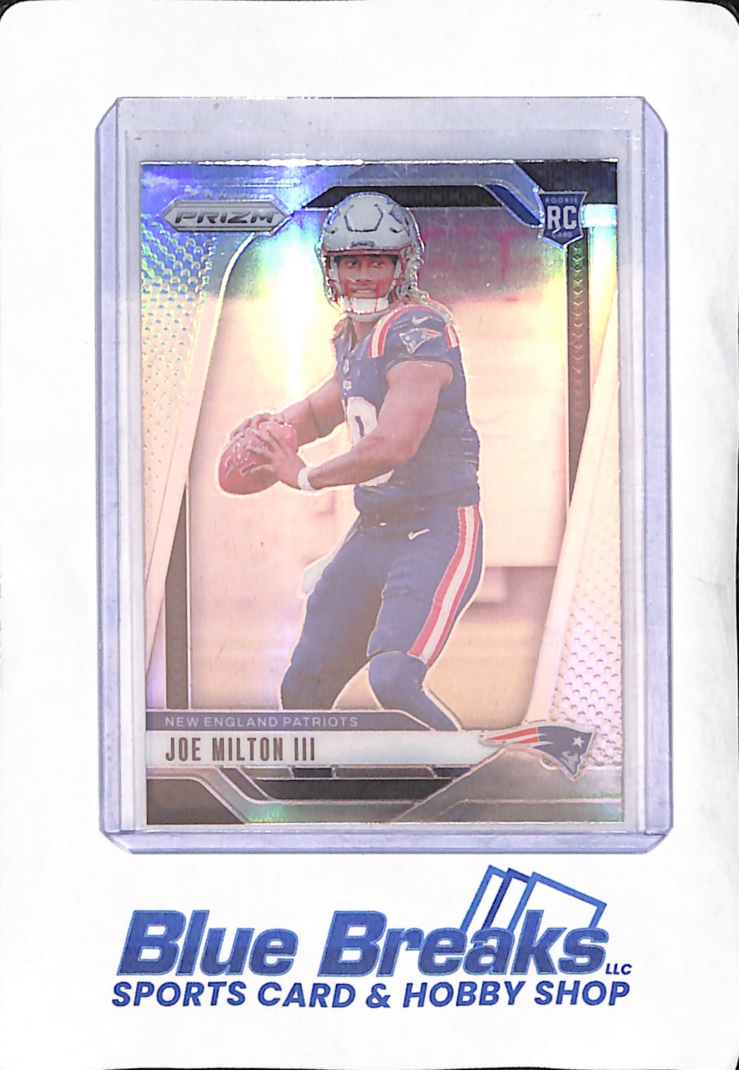2024 Panini Prizm - Joe Milton III - Silver Prizm - New England - RC - Football