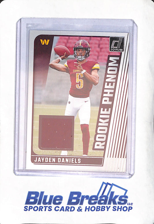 2024 Panini Donruss - Jayden Daniels - Rookie Phenoms Patch - Washington Commanders - Football - #RPJ-JDA