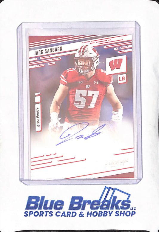 2022 Panini Prestige - Jack Sanborn - Autograph - Washington Badgers - Football - #PX-JSA