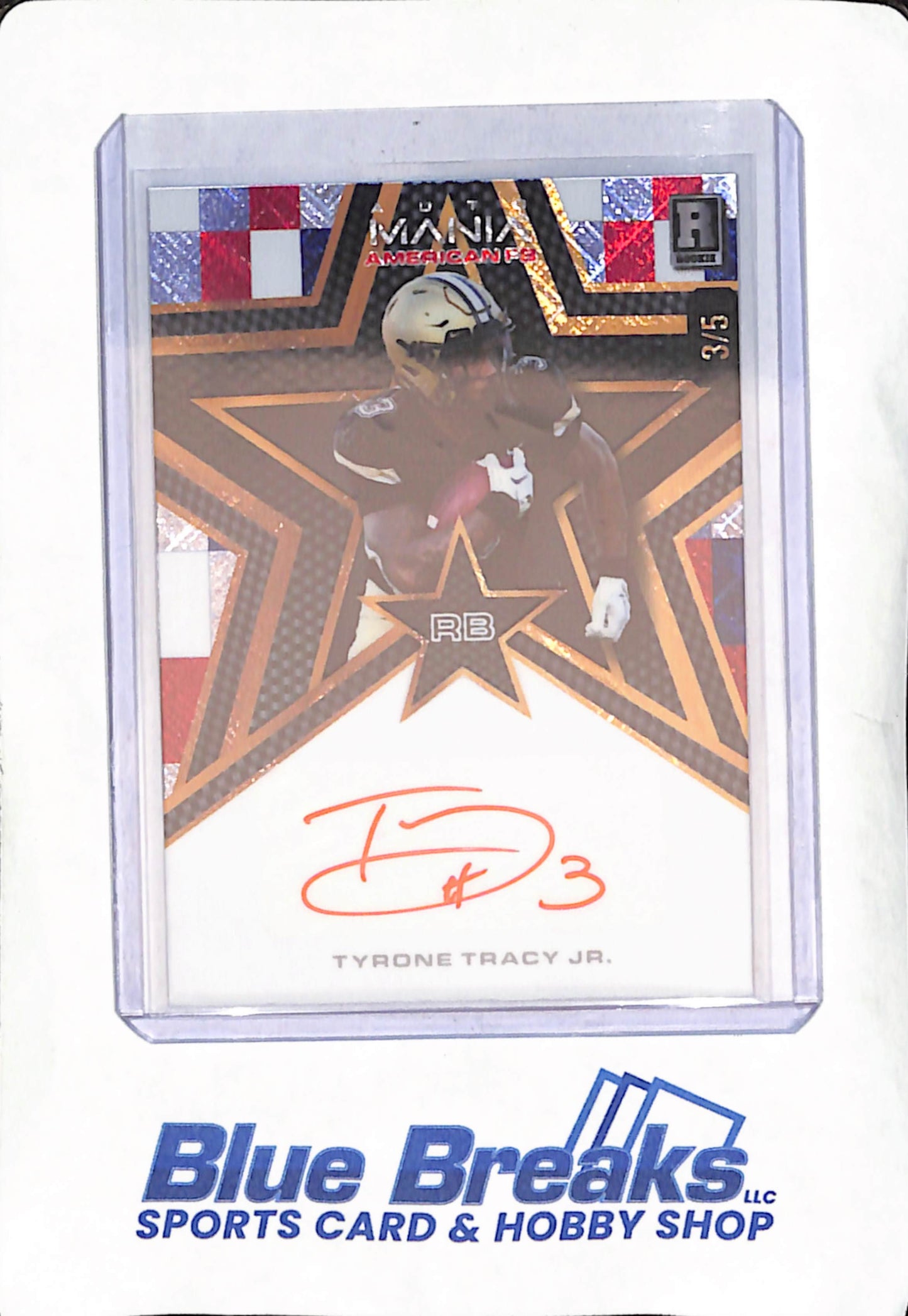 2024 Wild Card Auto Mania - Tyrone Tracy Jr - Red Rookie Autograph - Purdue - Football - #AMAS-TT