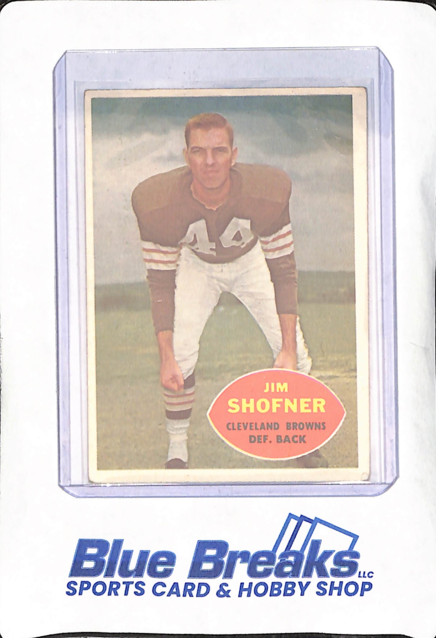 1960 Topps - Jim Shofner - Cleveland Browns - Football - #29