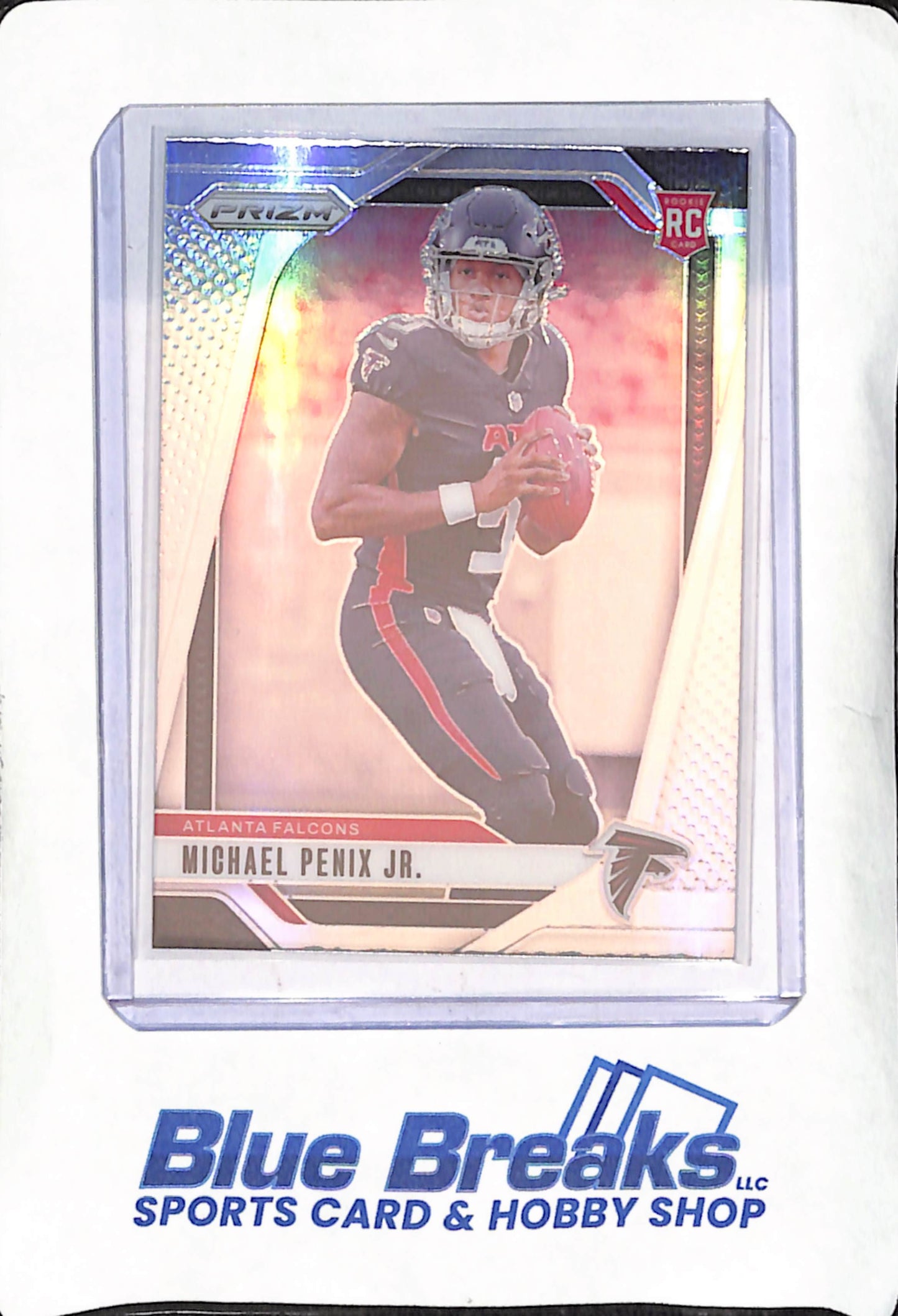 2024 Panini Prizm - Michael Penix Jr - Silver - Atlanta Falcons - Football - RC - #378
