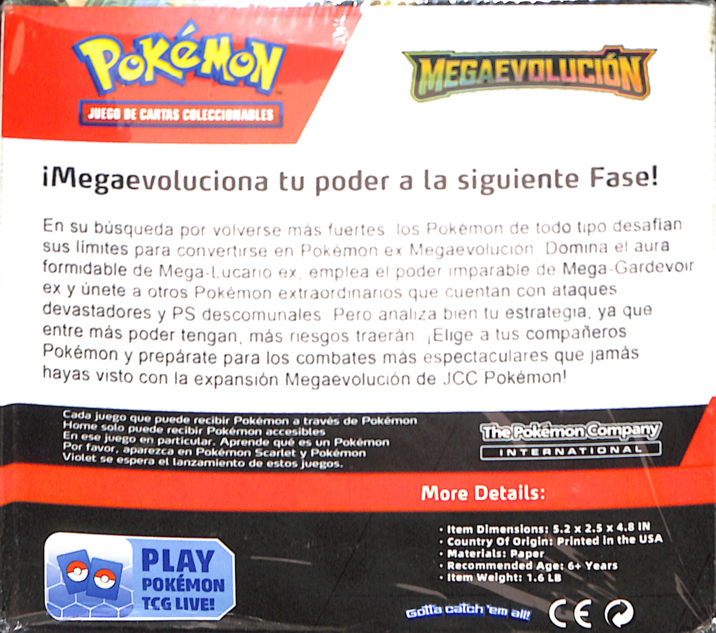 Pokemon - Mega Evolution - Spanish Booster Box - Sealed Wax