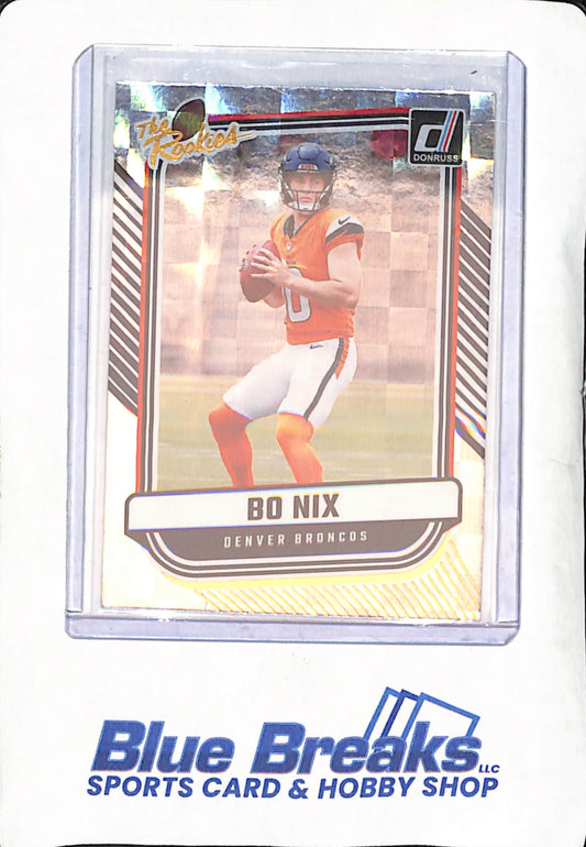 2024 Panini Donruss - Bo Nix - The Rookies - Denver Broncos - Football - #TR-38