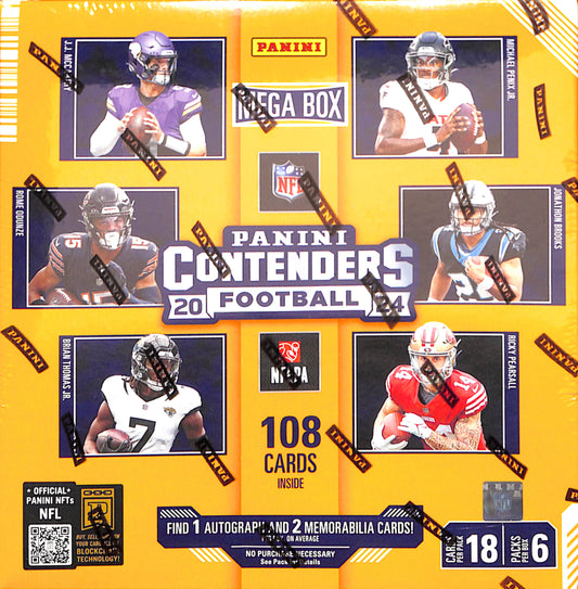 2024 Panini Contenders Football - Mega Box - Sealed Wax