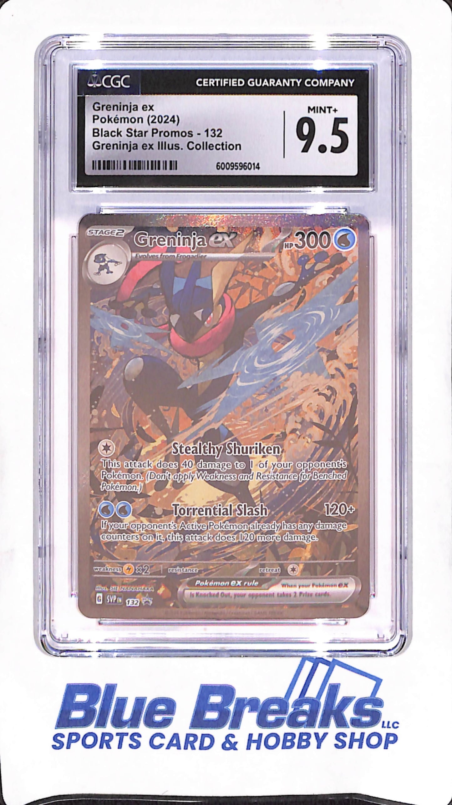 2024 Pokemon - Greninja - ex Illustration - Black Star Promo - CGC Mint 9.5 - #132