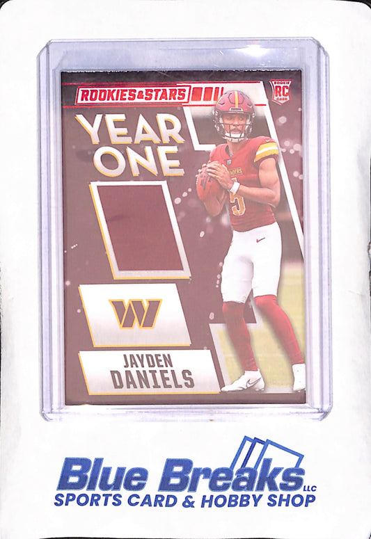 2024 Panini Rookies & Stars - Jayden Daniels - Year One RC Relic - Washington Commanders - Football - #YO-JDS