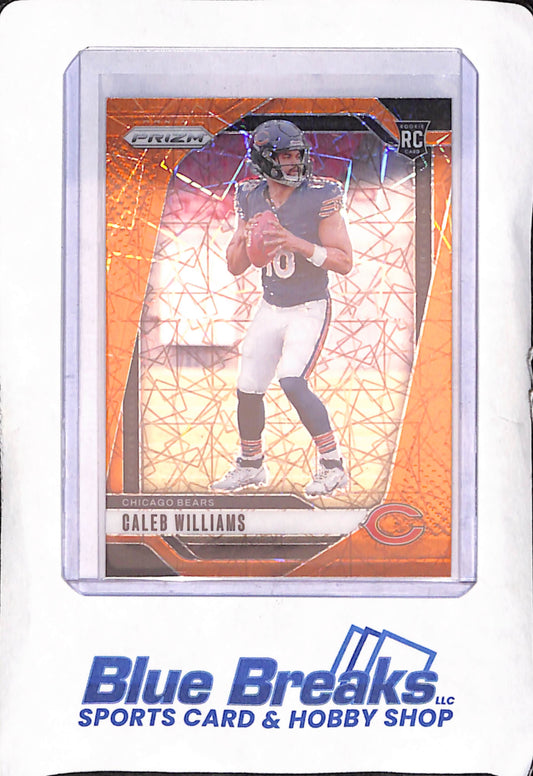 2024 Panini Prizm - Caleb Williams - Orange Lazer RC - Chicago Bears - Football - #301