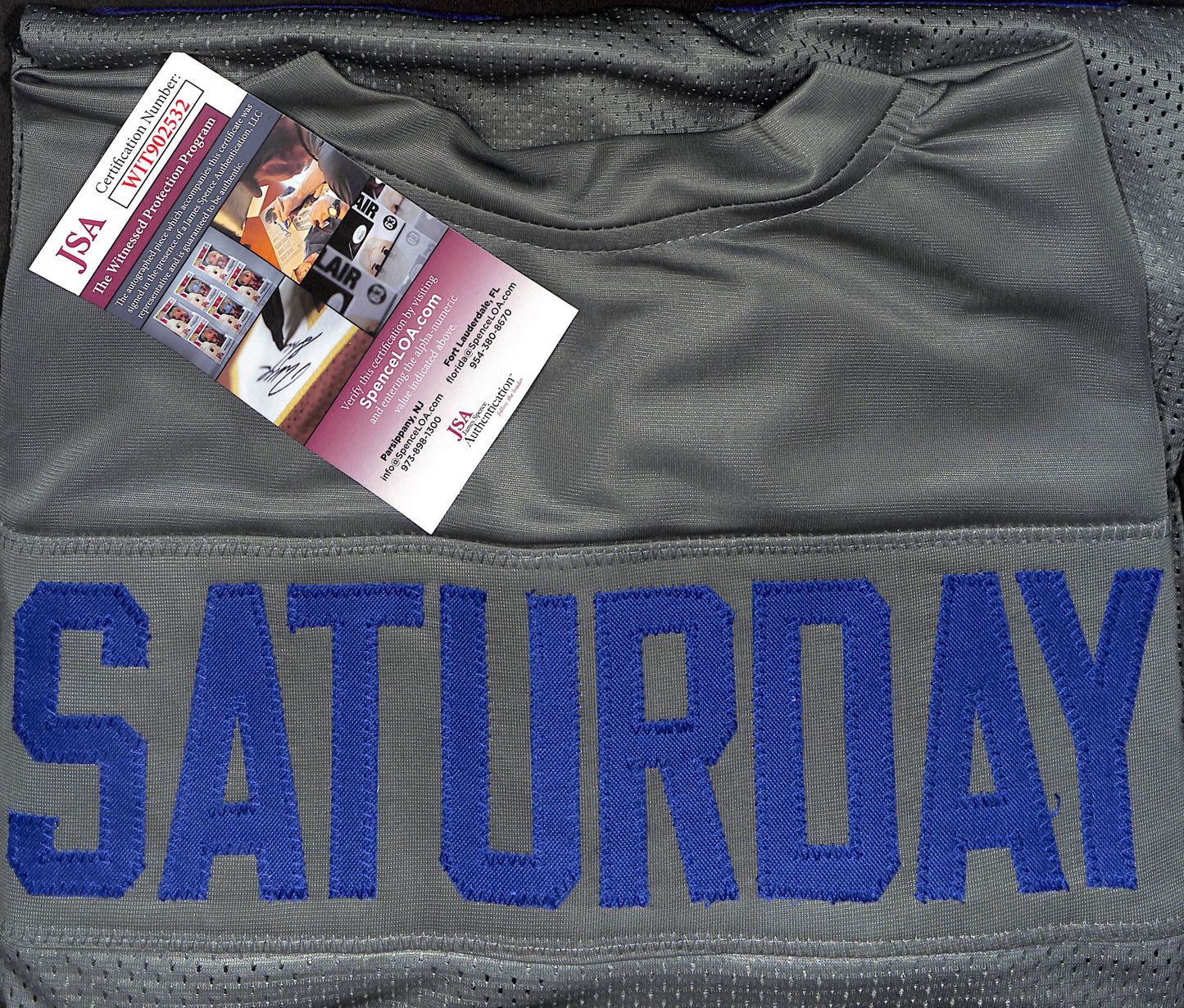 Autographed Jersey - Jeff Saturday - Indianapolis Colts - Football - JSA Auth