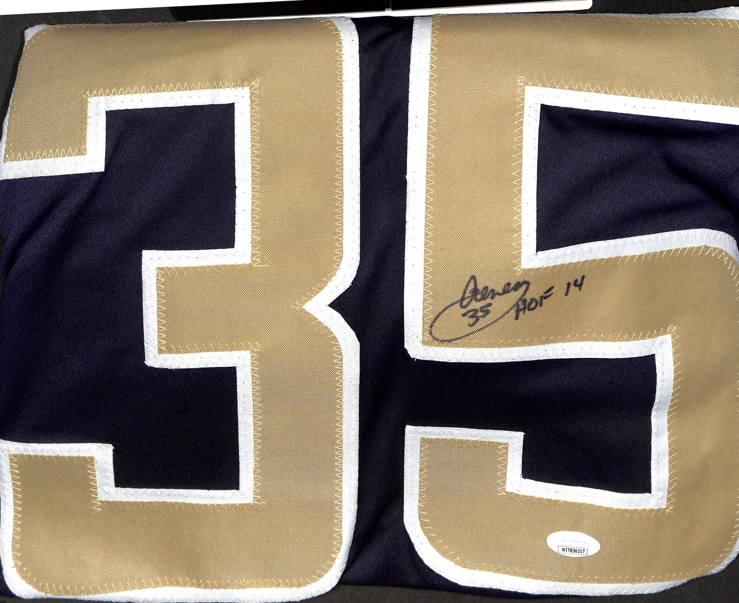 Autographed Jersey - Aeneas Williams - HOF 14 Inscription - St Louis Rams - Football - JSA Cert