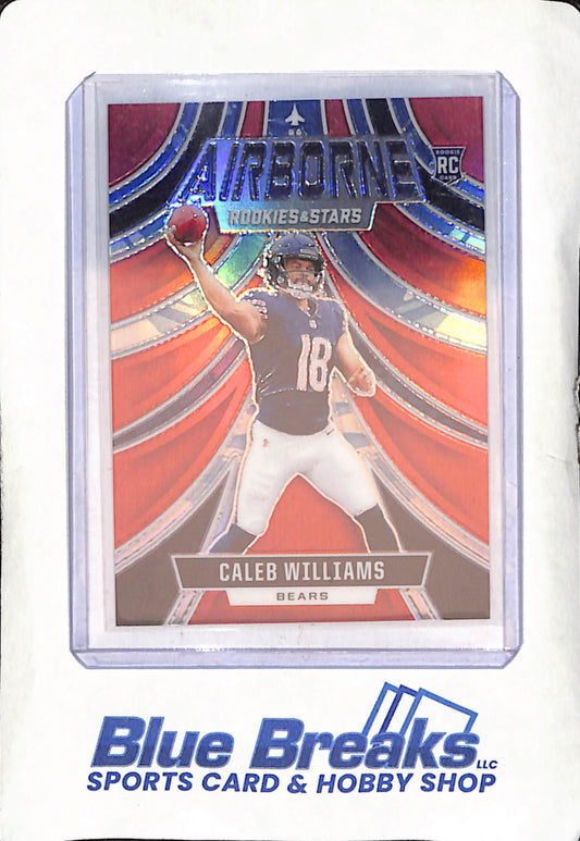 2024 Panini Rookies & Stars - Caleb Williams - Airborne - 12/99 - Chicago Bears - Football - #A-CWS