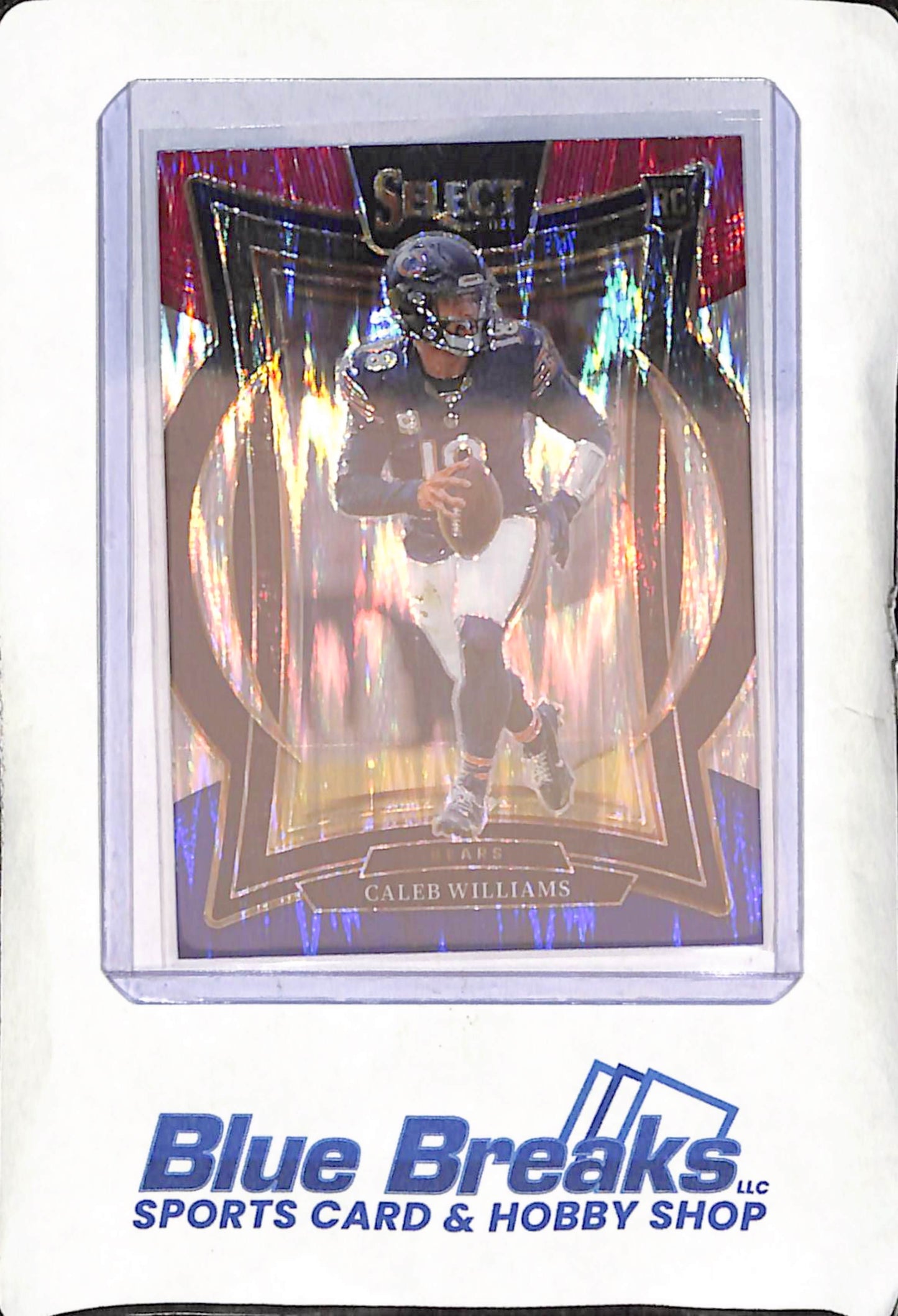 2024 Panini Select - Caleb Williams - Red, White & Blue Concourse - RC - Chicago Bears - Football - #25