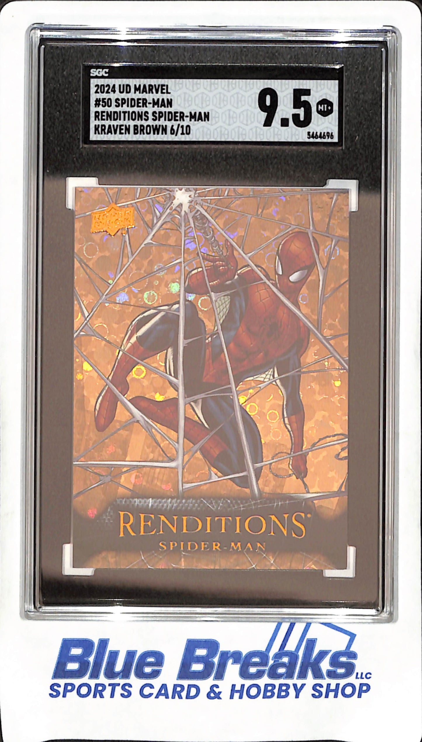 2024 Upper Deck Marvel - Spider-Man - Krave Brown Renditions - 6/10 - SGC 9.5 - #50