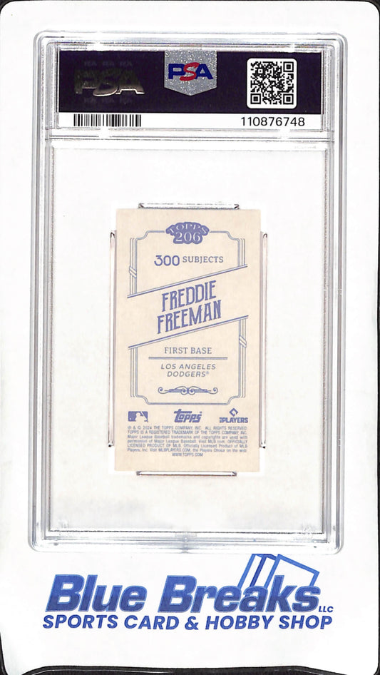 2024 Topps 206 - Freddie Freeman - City Name Variation - Los Angeles Dodgers - Baseball - PSA 10