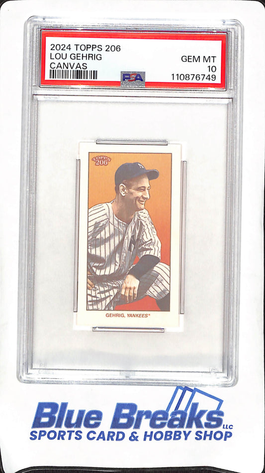 2024 Topps 206 - Lou Gehrig - Canvas - New York Yankees - Baseball - PSA 10