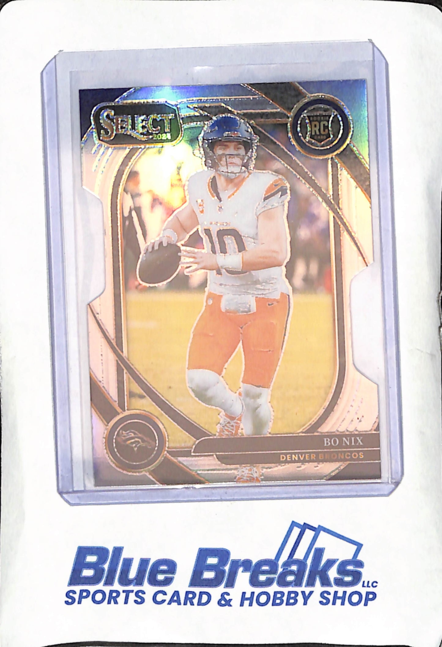 2024 Select - Bo Nix - Concourse Die-cut RC - Denver Broncos - Football - #221