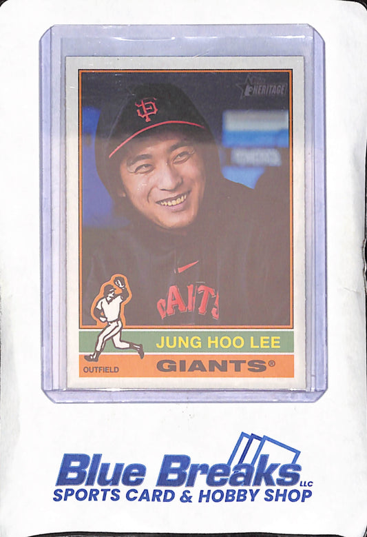 2025 Topps Heritage - Jung Hoo Lee - Image Variation - San Francisco Giants - Baseball - #112