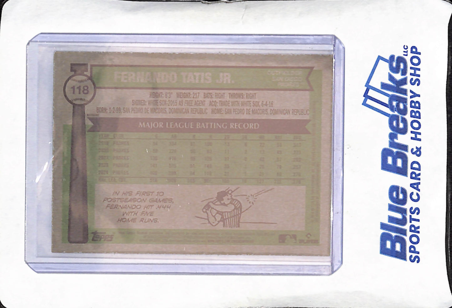 2025 Topps Heritage - Fernando Tatis Jr - Nickname Variation - San Diego Padres - Baseball - #118