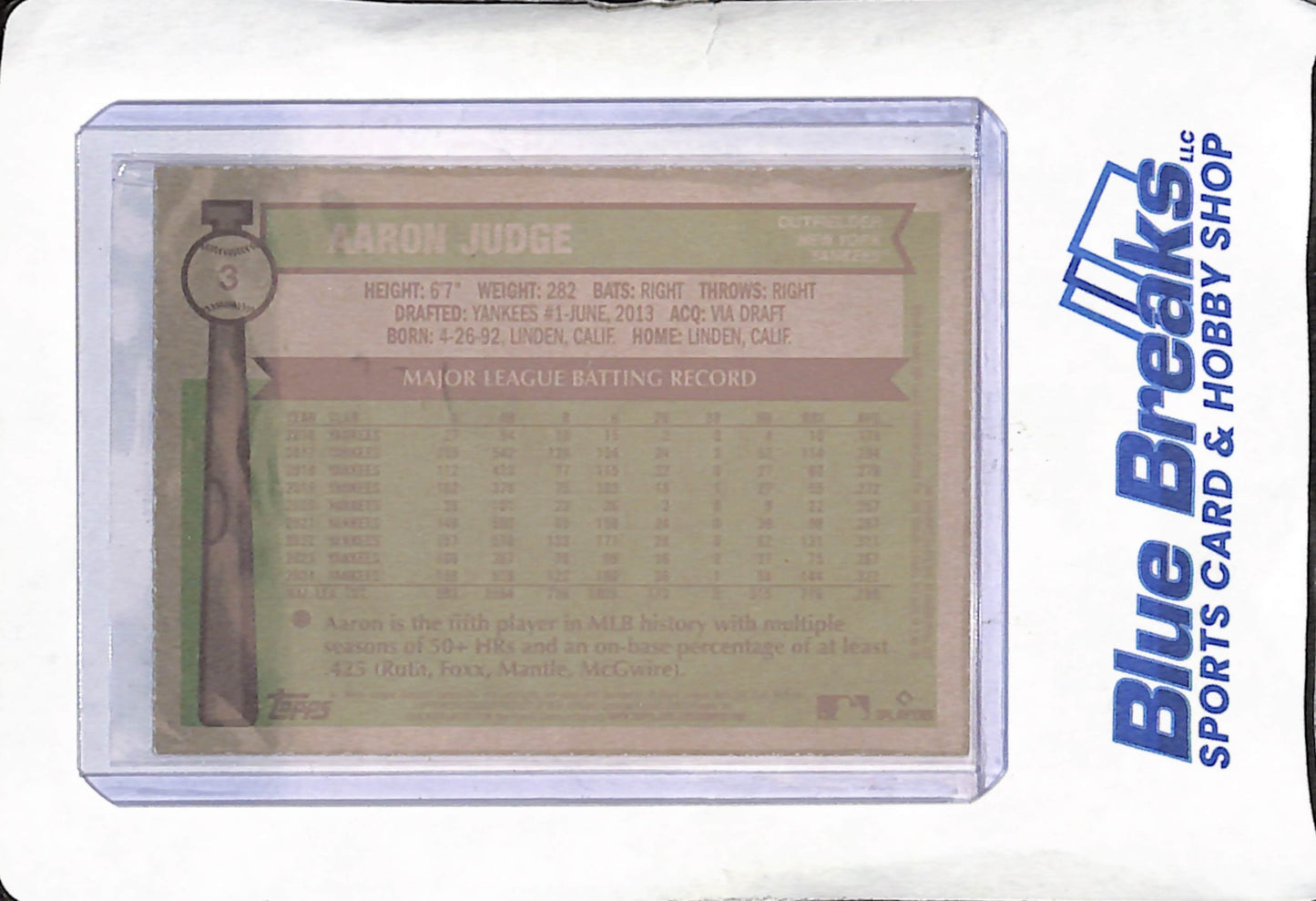 2025 Topps Heritage - Aaron Judge - Cartoon Variation - New York Yankees - Baseball - #3