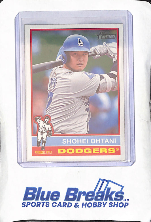 2025 Topps Heritage - Shohei Ohtani - Alternate Cartoon Variation - Los Angeles Dodgers - Baseball - #148