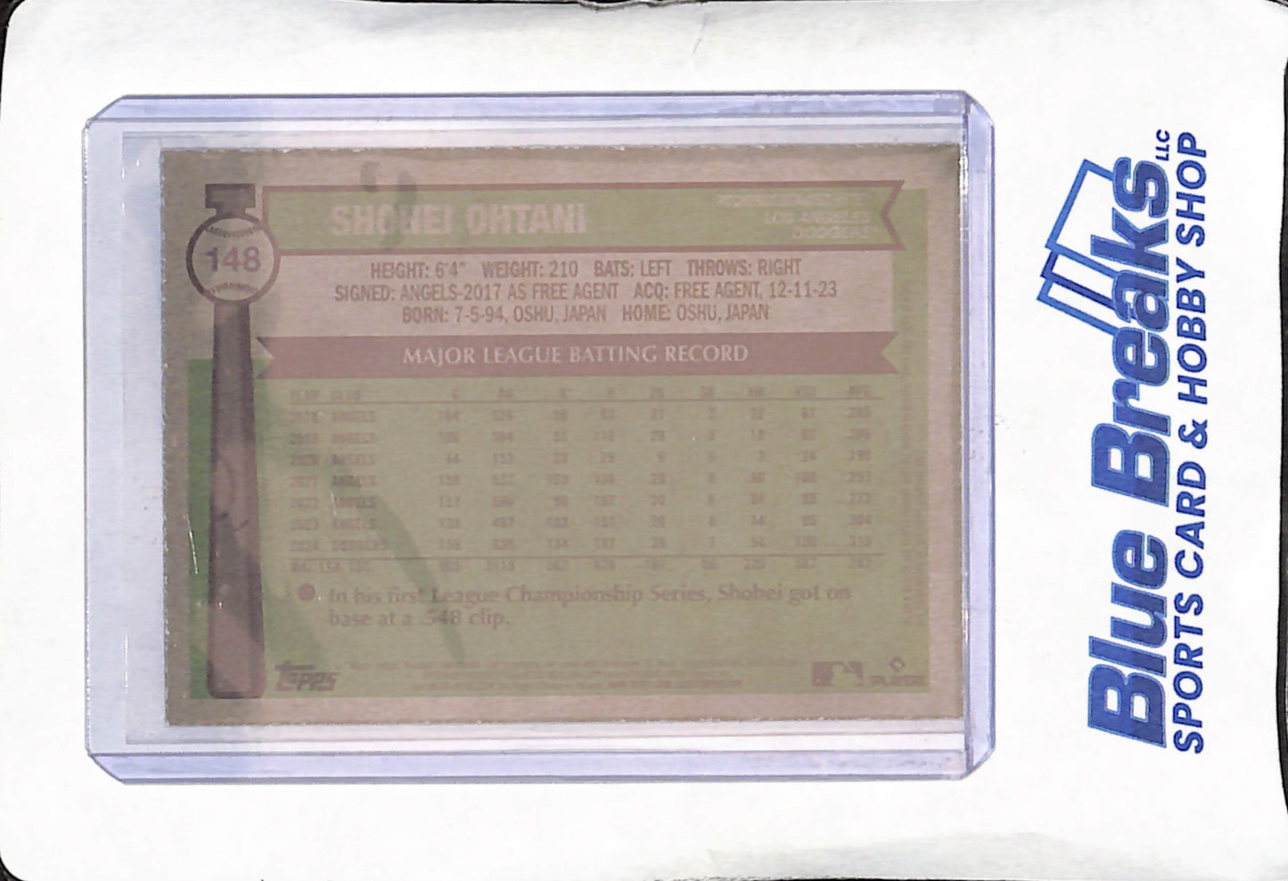 2025 Topps Heritage - Shohei Ohtani - Alternate Cartoon Variation - Los Angeles Dodgers - Baseball - #148