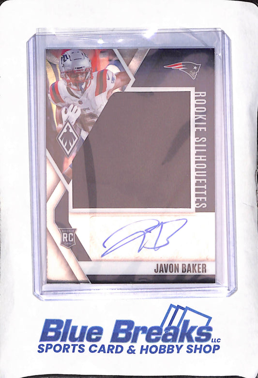 2024 Panini Phoenix - Javon Baker RPA - Autograph - Relic - RC - 159/299 - New England Patriots - Football - #RS-JBR
