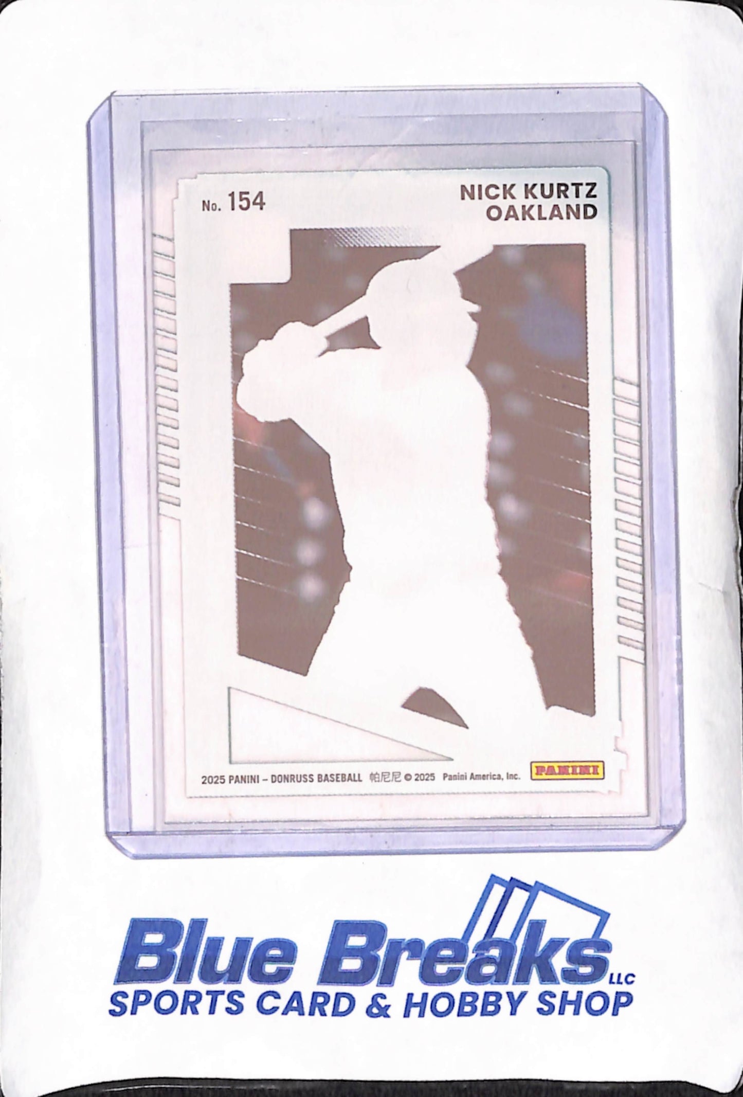 2025 Panini Donruss - Nick Kurtz - Clearly Acetate - Oakland Athletics - Baseball - #154