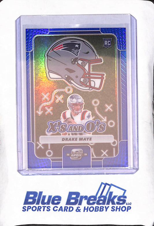 2024 Contenders Optic - Drake Maye - X's and O's RC - 52/99 - New England Patriots - Football - #XO-DME