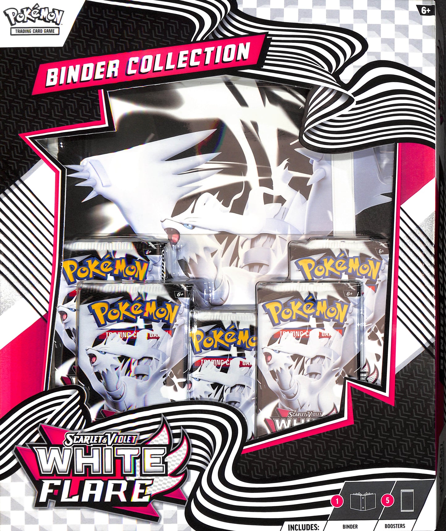 Pokemon - Scarlet & Violet White Flare Binder Collection - Sealed Wax
