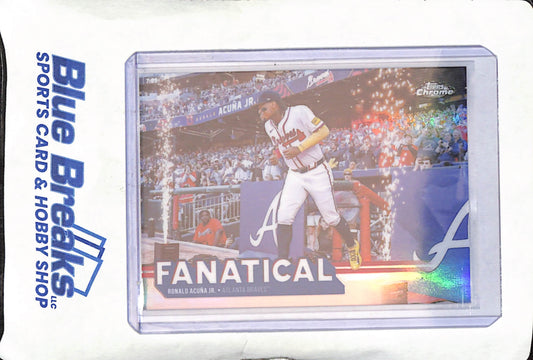 2025 Topps Chrome - Ronald Acuna Jr - Fanatical - Atlanta Braves - Baseball - #FAN-16