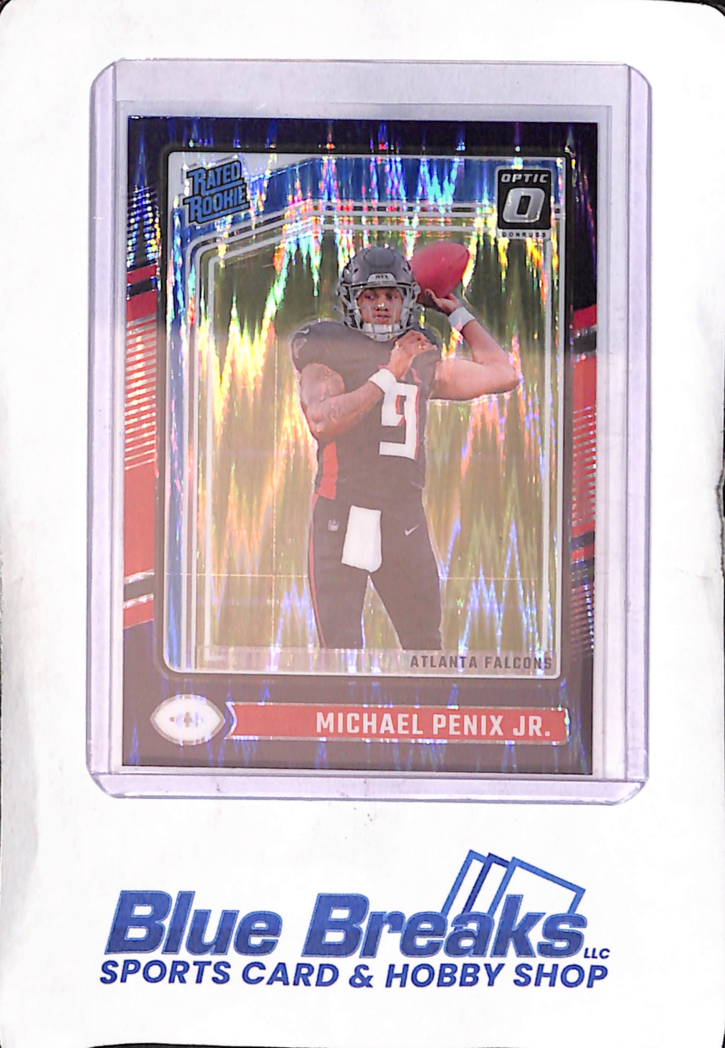 2024 Panini Donruss Optic - Rated Rookie - purple shock - Michael Penix Jr - #279 - football - Falcons