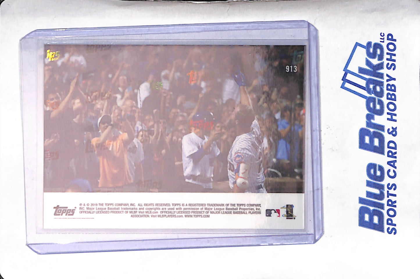 2019 Topps Now - 53rd Home Run - Rookie Record - Pete Alonso - RC - #913 - baseball - Mets