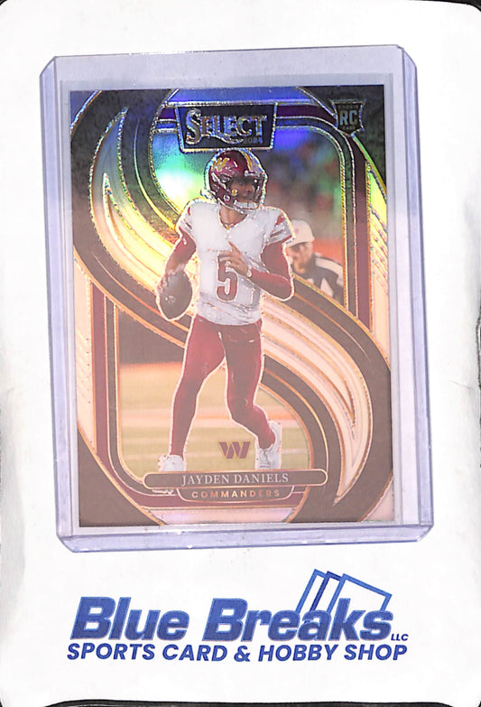 2024 Panini - Select - Silver - Prizm - Jayden Daniels - RC - #112 - football - Commanders