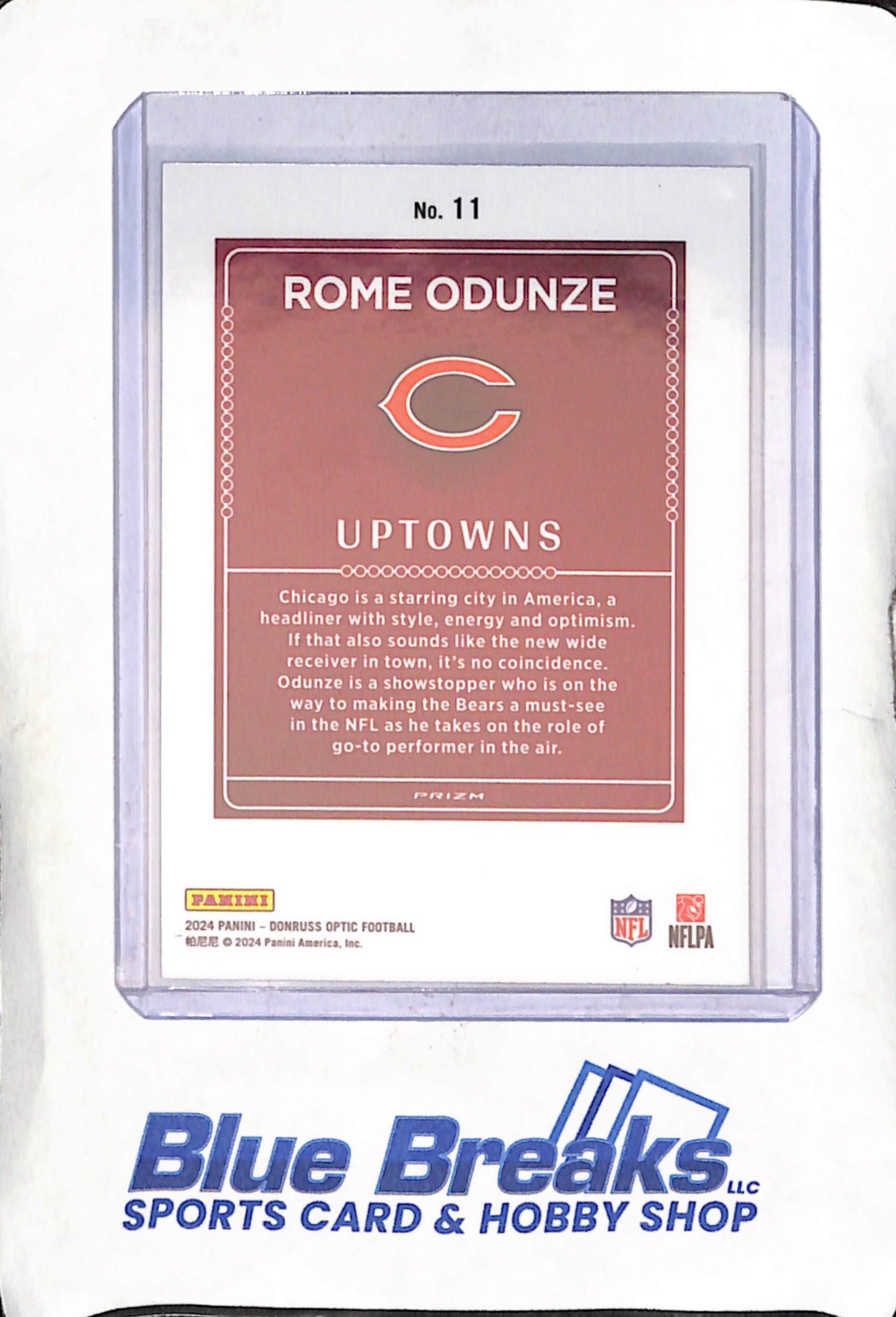 2024 Panini - Donruss Optic - Uptowns - Rome Odense - RC - #11 - football - Bears