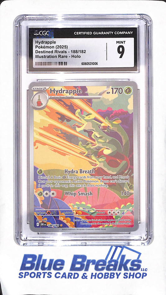 2025 Pokemon - Hydrapple - Illustration Rare Holo - Destined Rivals - CGC 9 - #188/182