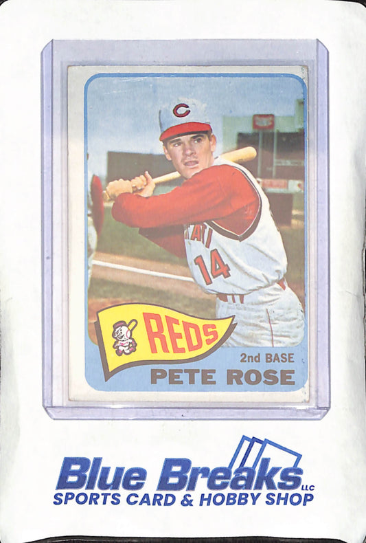 1965 Topps - Pete Rose - Cincinnati Reds - Baseball - #207