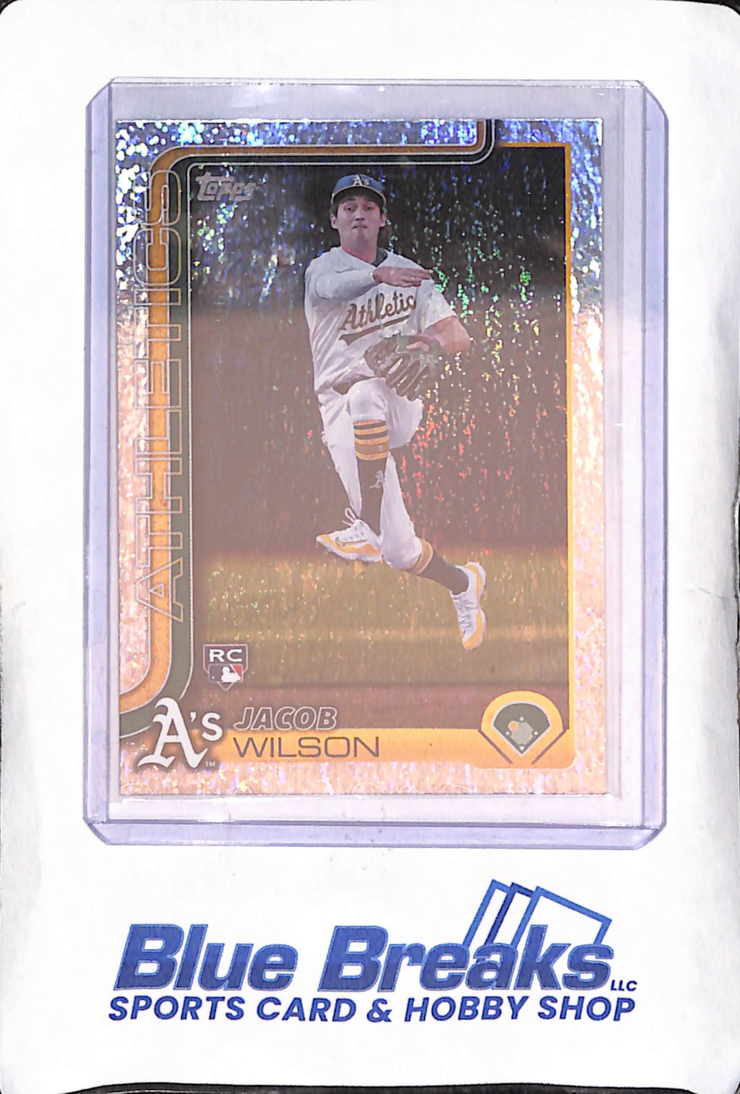 2025 Topps Series One - Jacob Wilson - Foil RC - Oakland Athletics - Baseball - #314