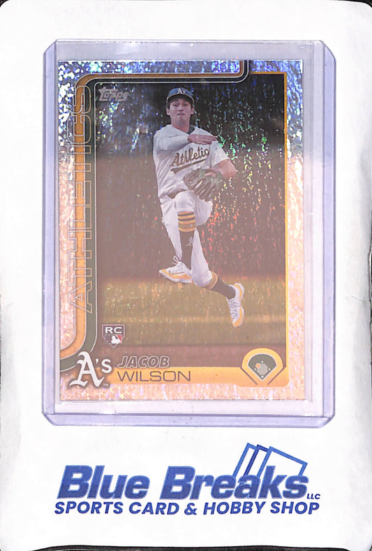 2025 Topps Series One - Jacob Wilson - Foil RC - Oakland Athletics - Baseball - #314