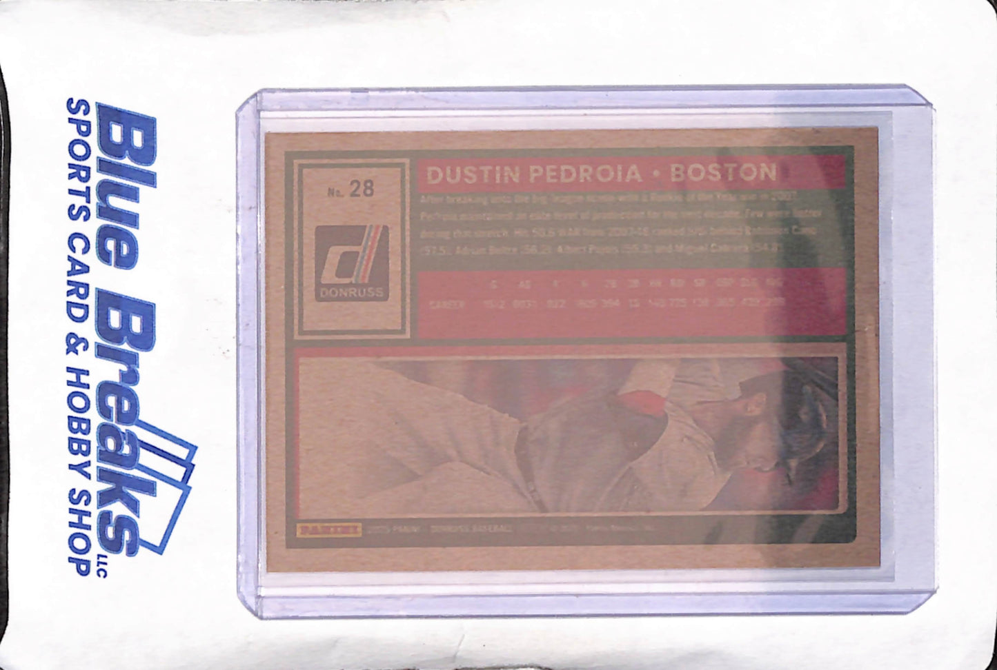 2025 Donruss - Dustin Pedroia - Artist Proof - 10/25 - Boston Red Sox - Baseball - #28